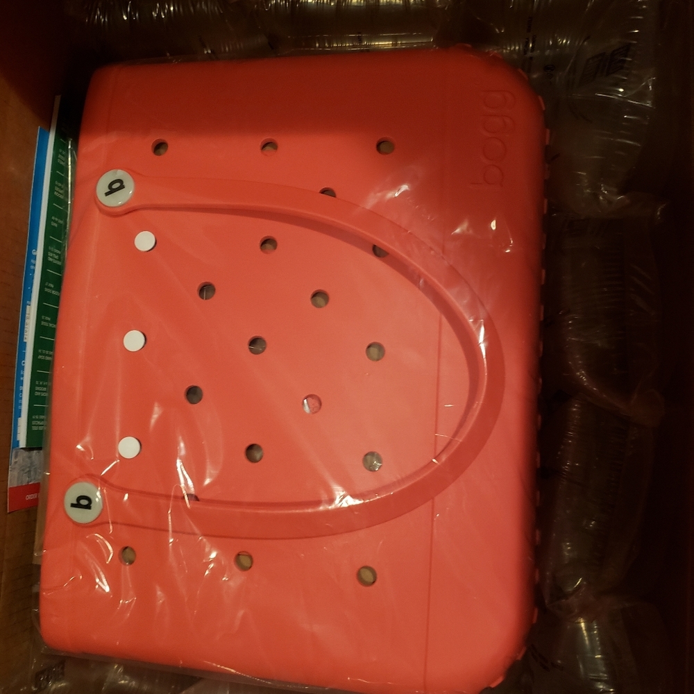 Original large coral bogg bag